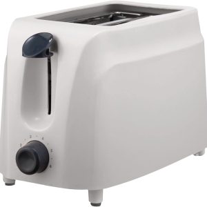 Brentwood TS-260W Toaster Cool Touch, 2-Slice, White
